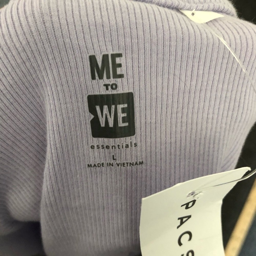 NWT Pacsun Lavender Crop Top - Picture 3 of 4